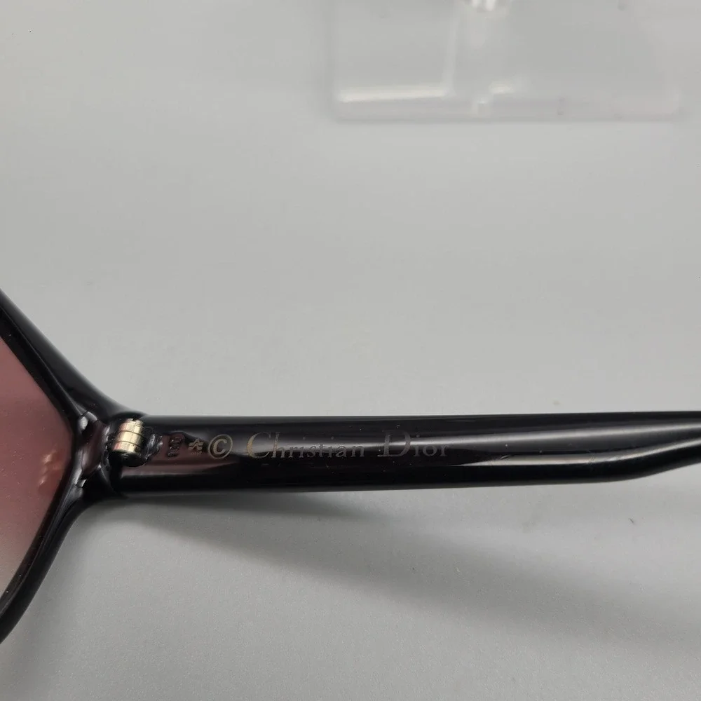 Vintage Christian Dior Sunglasses 2436A 20 Black Gold Gradient Frame Only